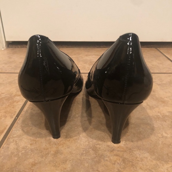 Steve Madden Black Patent Leather High Heel sz 8.5 - Picture 4 of 8
